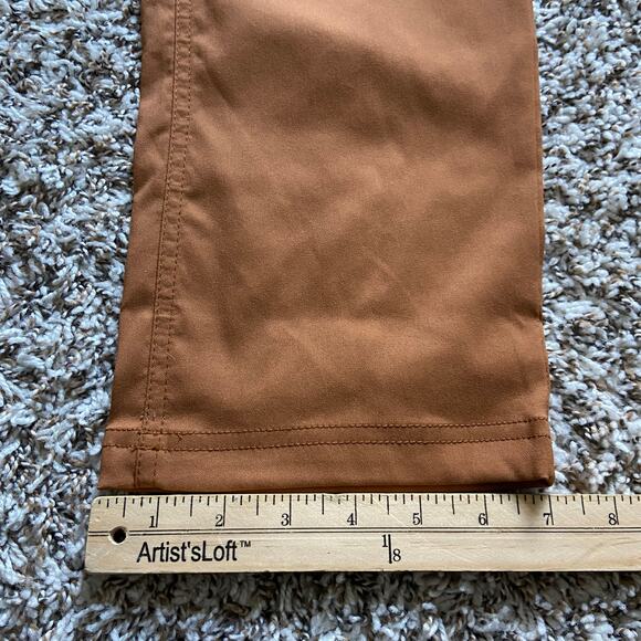 Prana Stretch Zion 5 Pocket Slim Pant Men's 33x32 Tawny Slim Fit Tapered Leg - Picture 7 of 7